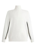Fusalp intarsia-striped half-zip sweater